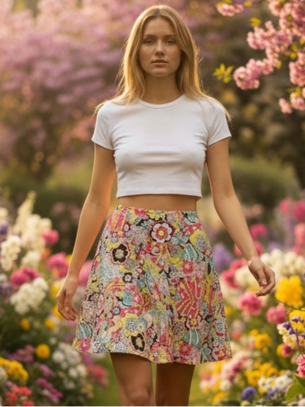Nanette Lepere Multi colored Skirt 12